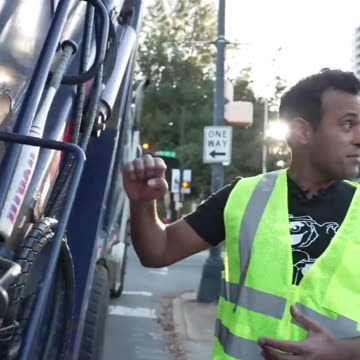 We’re not the garbage, we’re *taking out* the garbage.