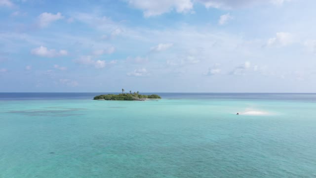 Little island in the middle of the ocean