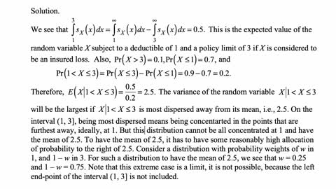 Exam P exercise for March 13, 2021