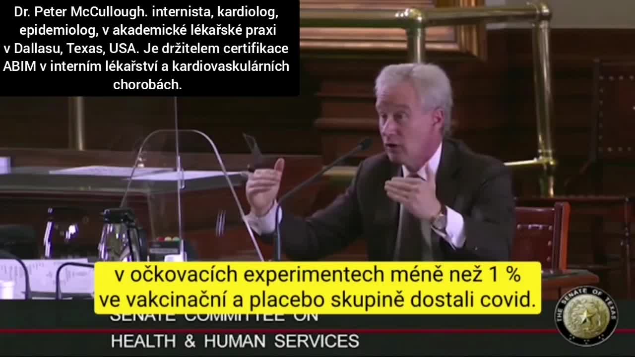 Dr. Peter Mc Cullough - o cenzuře funkční a bezpečné léčby