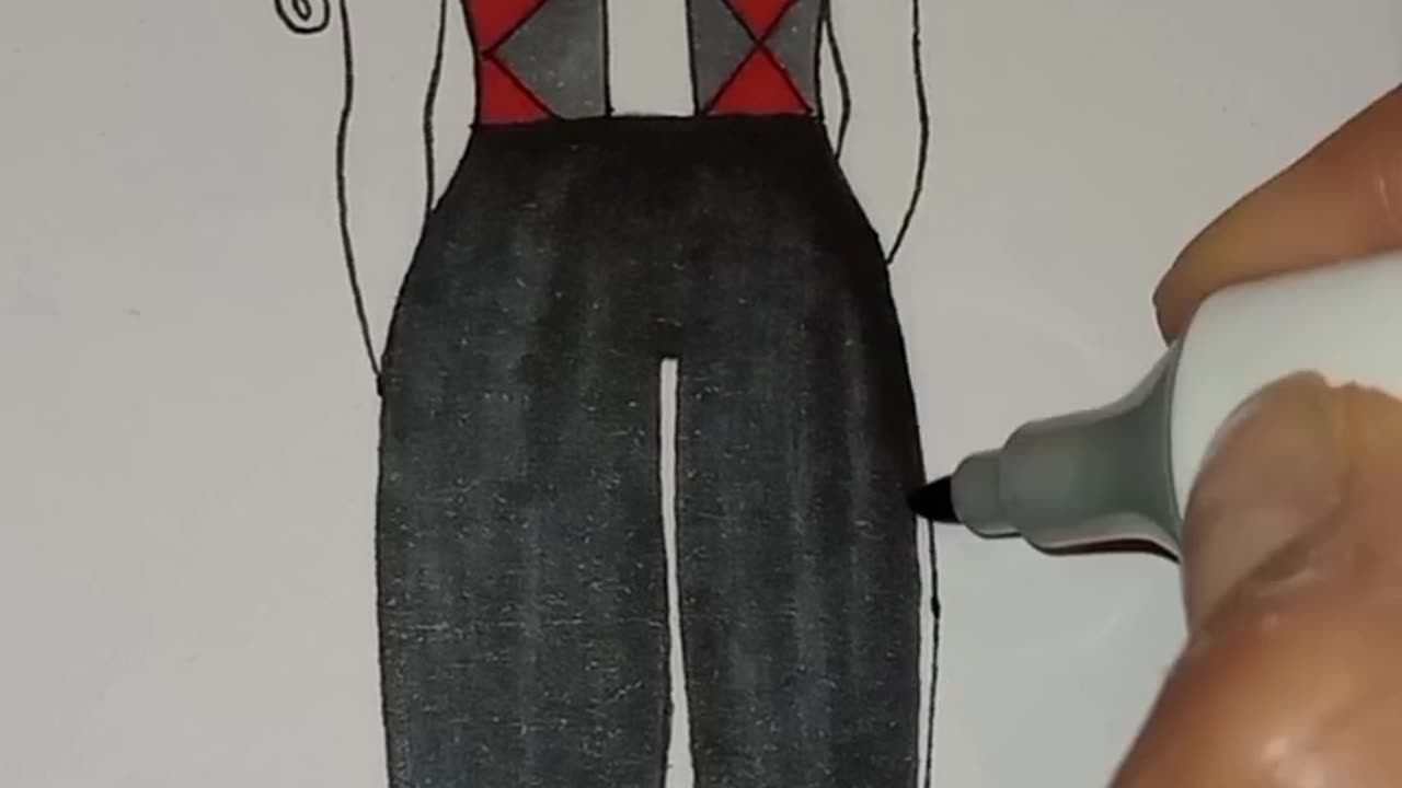 If Howl Was A Girl Inspired Fashion Illustration Speed Colouring