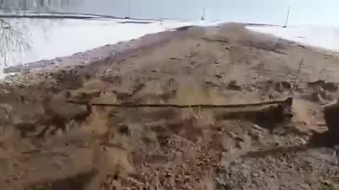 Covered the village