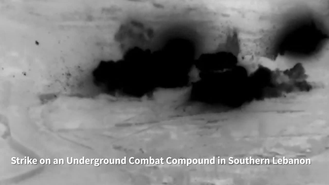 Attached is footage of the demolition of the underground combat compound: