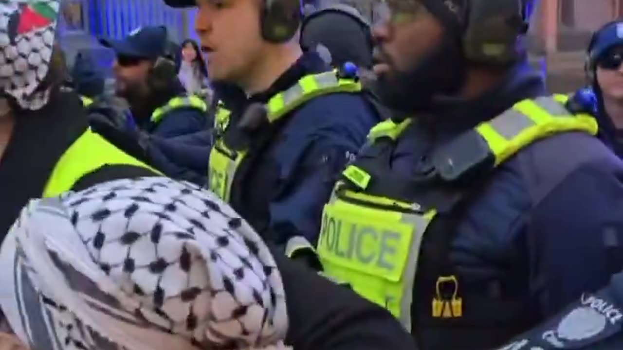 This is Ottawa, Canada, right now. Wherever you see this flag 🇵🇸, there are