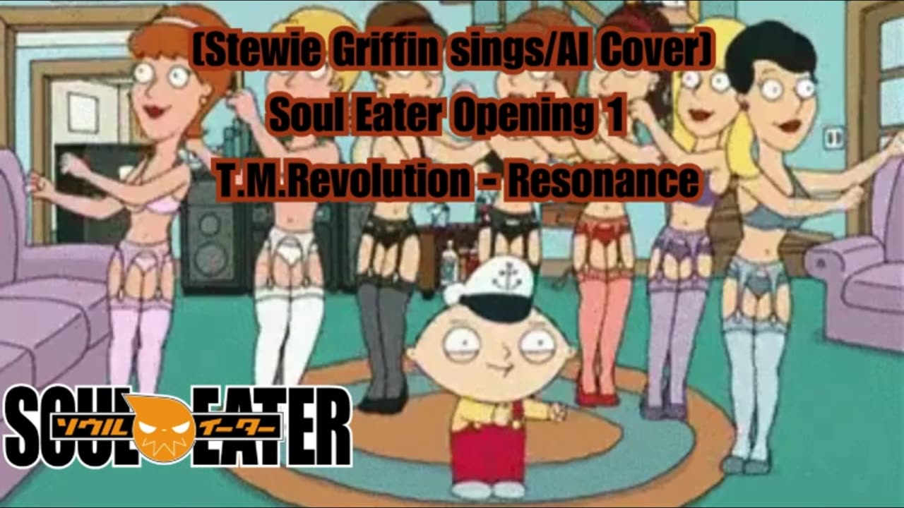 [Stewie Griffin AI Cover] Soul Eater Opening 1 T.M.Revolution - Resonance