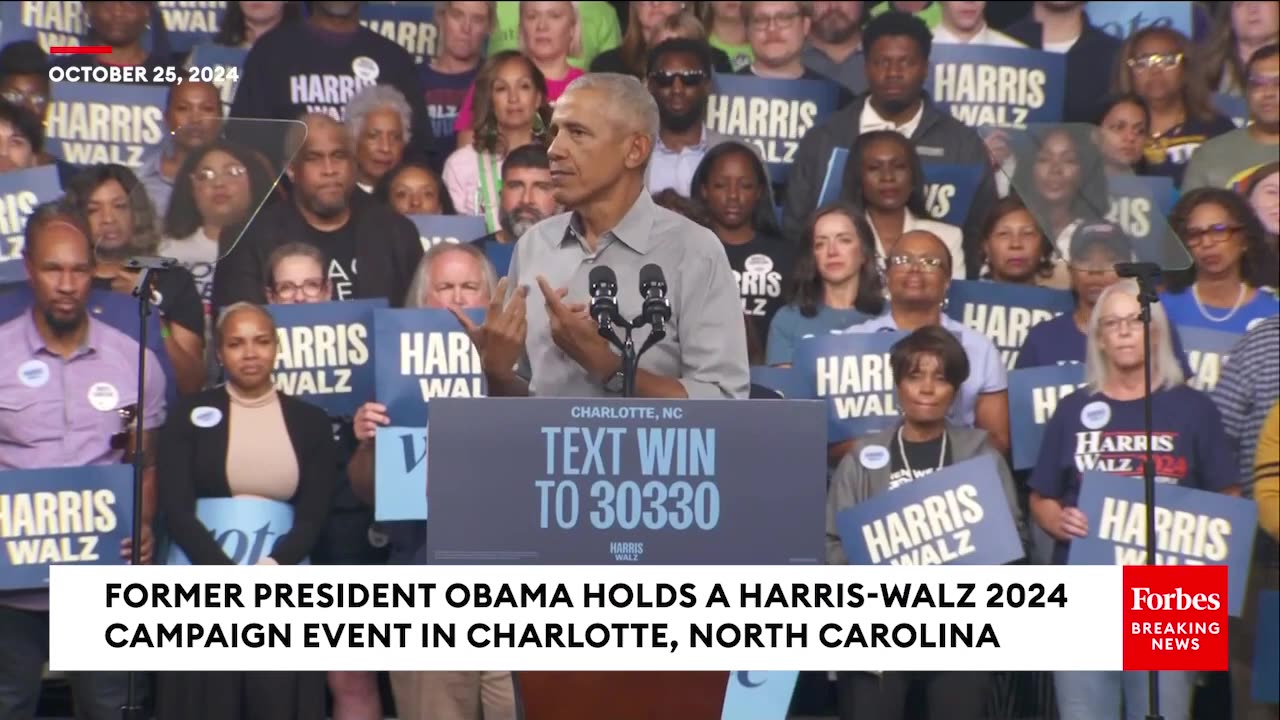 Obama Praises Kamala Harris During An NC Rally- She Actually Knows What People Are Going Through (1)