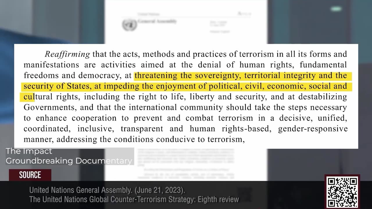 On June 22, 2023, the UN General Assembly pointed out what activities are inherently terrorism