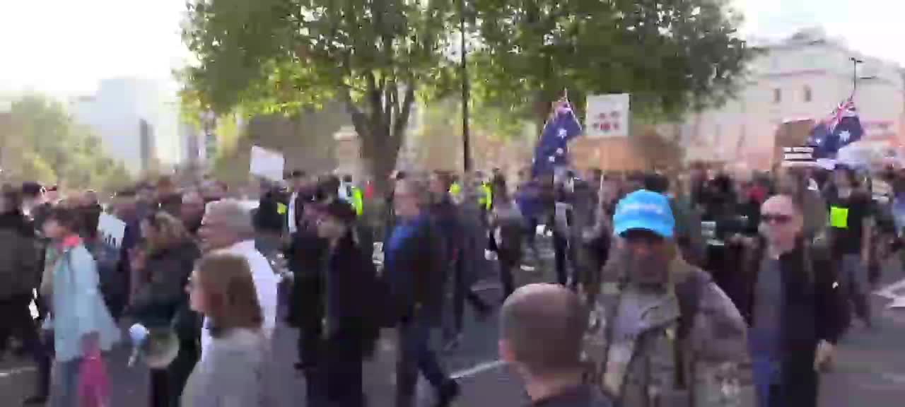 London anti-vaсcination protesters