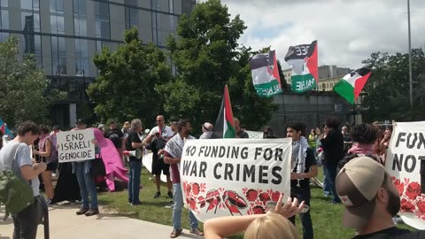 1:4 | SatAug17 024 VIDEOS! MKE notanother bomb march | permanent unconditional ceasefire/Israel arms embargo