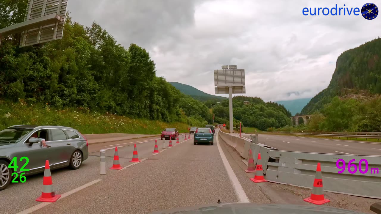 France 🇫🇷 driving A40 - The Highway of the Titans