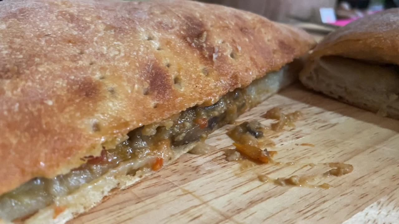 THAI FUSION VEGAN CALZONE