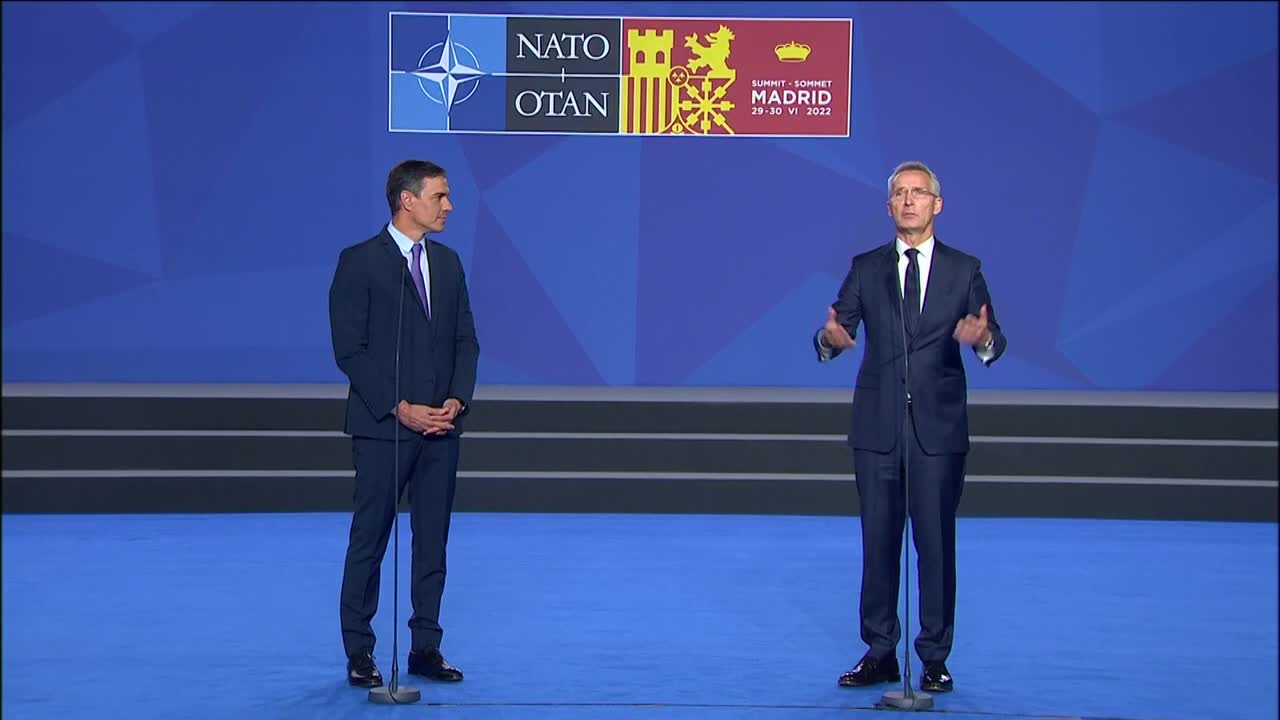 NATO Secretary General with Prime Minister of Spain, 28 JUN 2022