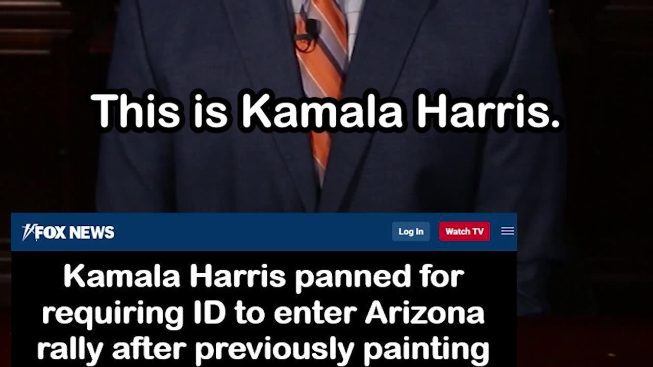 Kamala Harris Requires ID to Enter Arizona Rally But Voter ID Laws Problematic