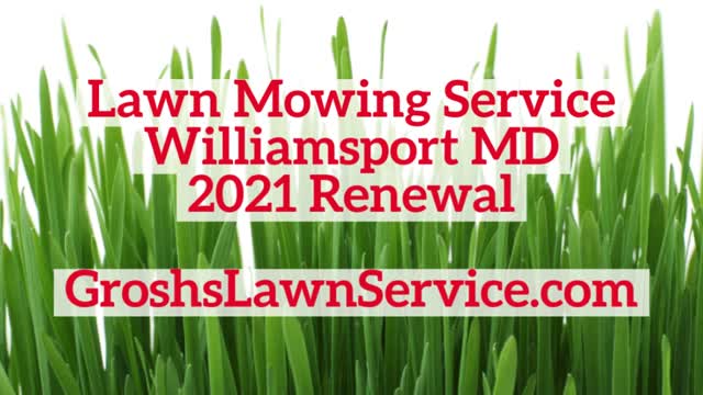 Lawn Mowing Service Williamsport MD Renewal 2022