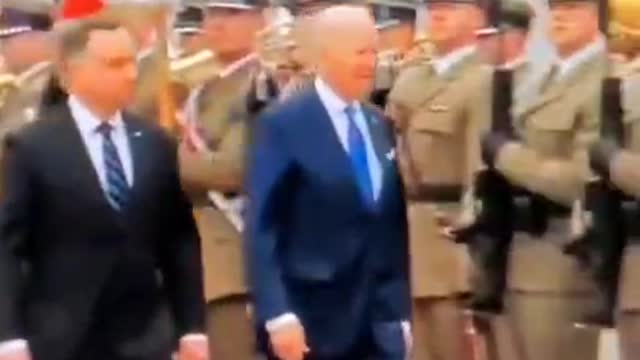 Biden Visiting A Country Or A Set??