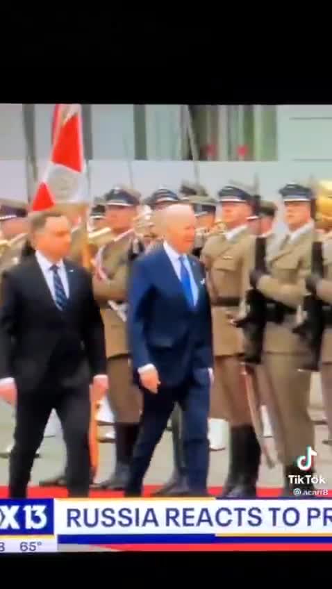 Biden Visiting A Country Or A Set??
