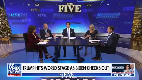 ‘The Five’ Trump hits the world stage as Biden checks out