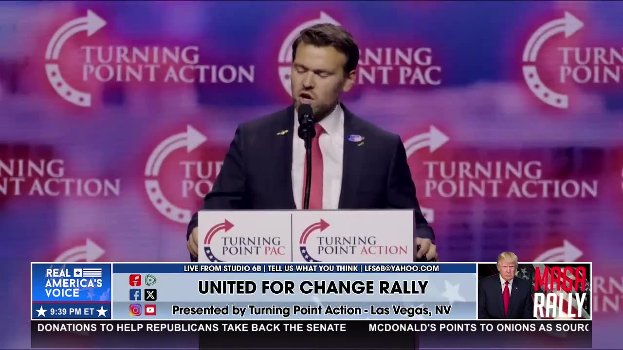 Jack Posobiec’s Speech at President Trump’s United For Change Rally in Las Vegas, NV