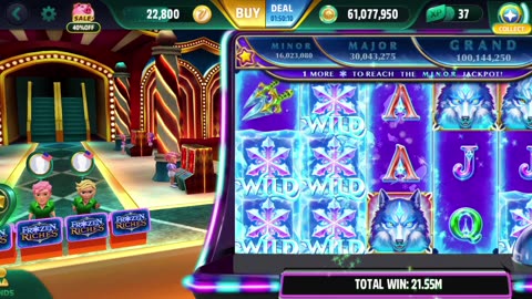 Play Frozen Riches in MGM Slots Live on Android