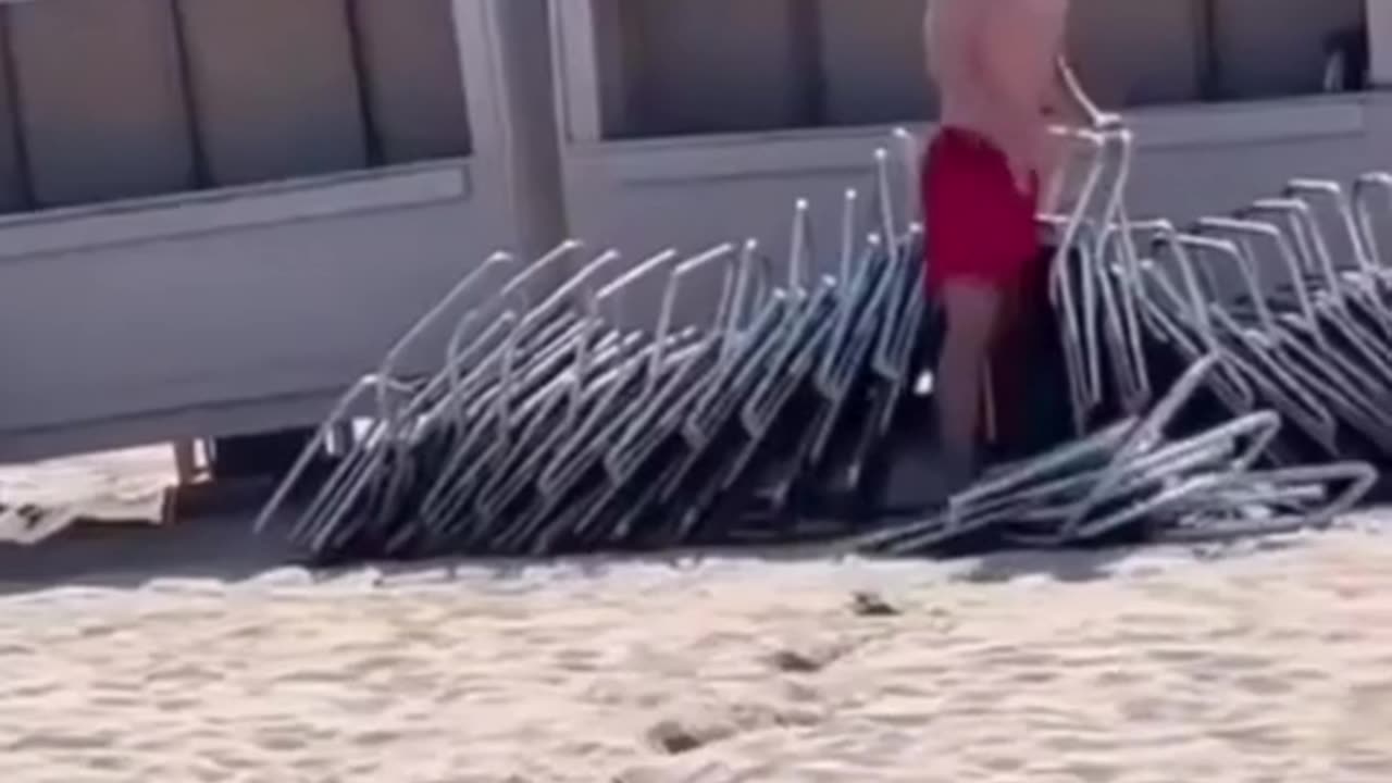 When you skip leg day but master the art of chair-lifting instead