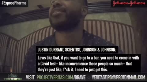 Project Veritas Exposes Covid Vaccine W/ Johnson & Johnson Employees!