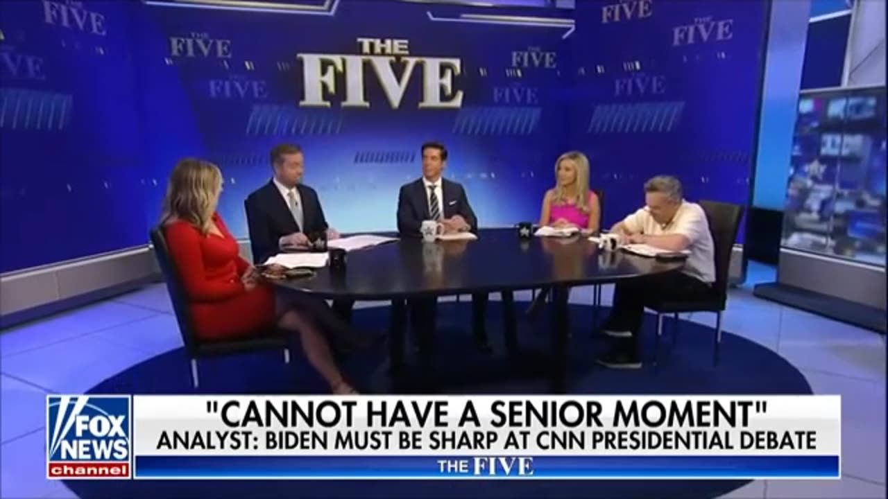 The Five' reacts to new unedited video of Biden 'shuffling' to Camp David