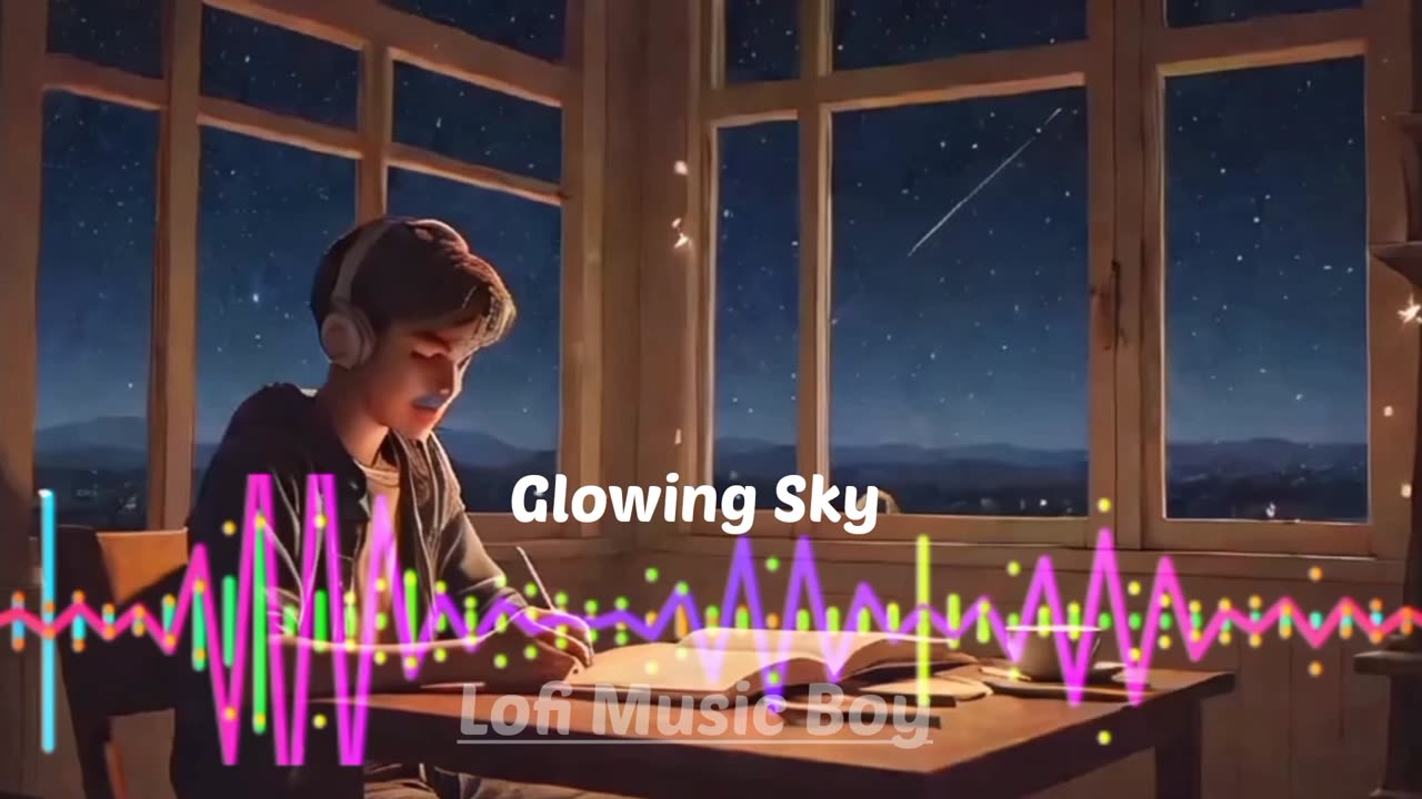 Lofi relaxing music | Glowing Sky | LofiMusicBoy