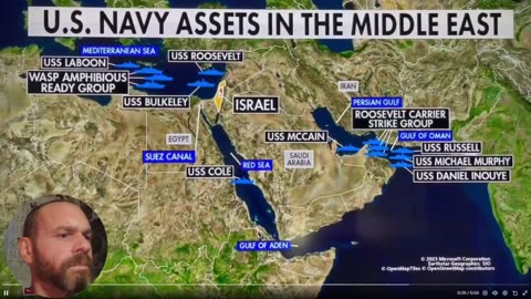 USS Abraham Lincoln carrier strike group steaming towards the Middle East