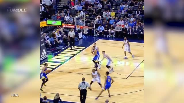 Steph Curry AIRBALLS Signature 3-pointer, Nuggets MAKE IT RAIN 24 3's IN HIS FACE