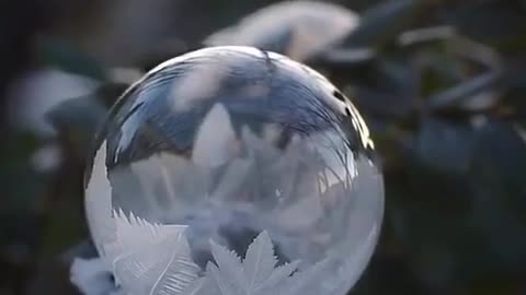 Bubble freezing