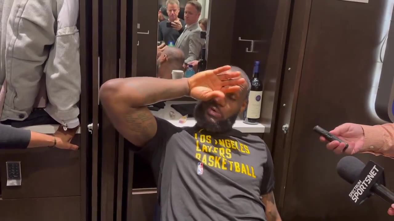 LeBron Has Childish Meltdown After Lakers Loss