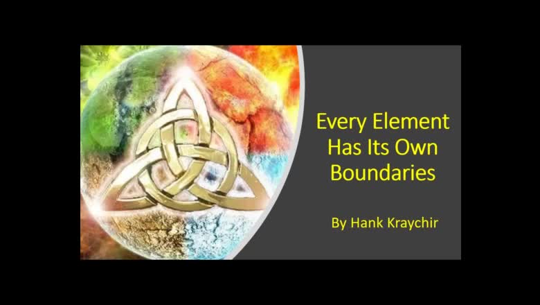 EVERY ELEMENT HAS ITS OWN BOUNDARIES