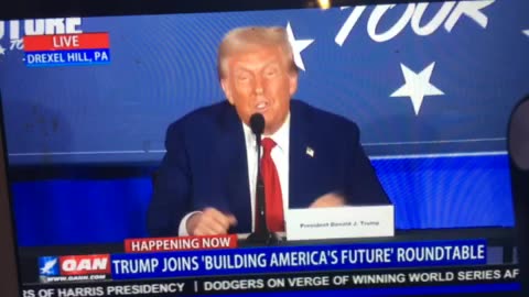 🦅 OANN President Donald Trump speaks border wall construction in Pennsylvania Tuesday 04:47 pm