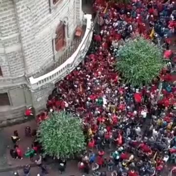 Protesters Storm Government Headquarters in Ambato, Ecuador
