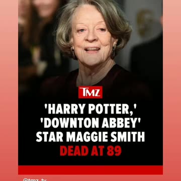 Rip to Maggie Smith 🙏🕊🕯9/27/24