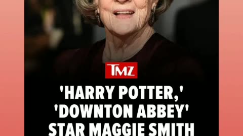 Rip to Maggie Smith 🙏🕊🕯9/27/24