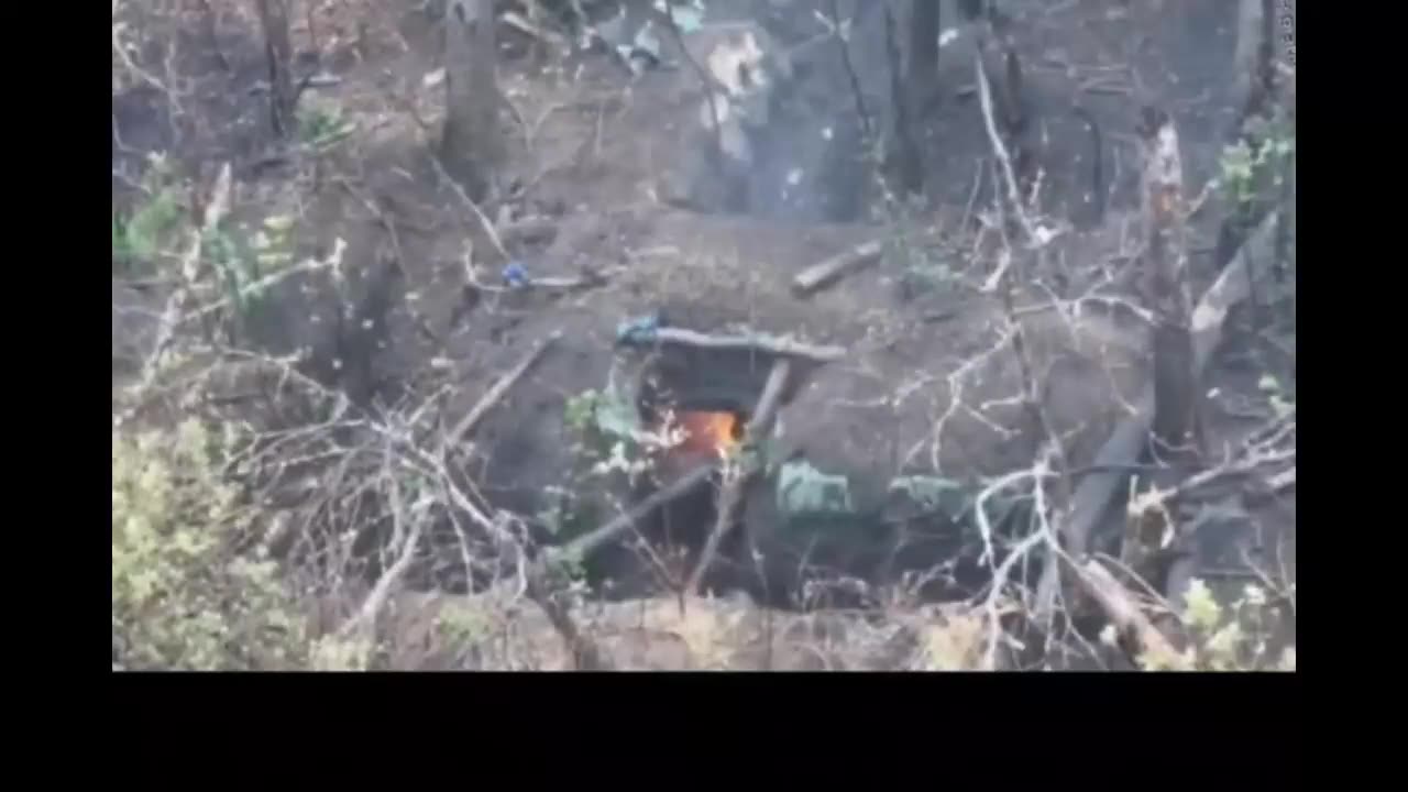 Russian drones attacking Ukrainian trenches