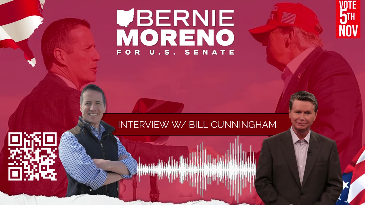 Bernie talks with Bill Cunningham