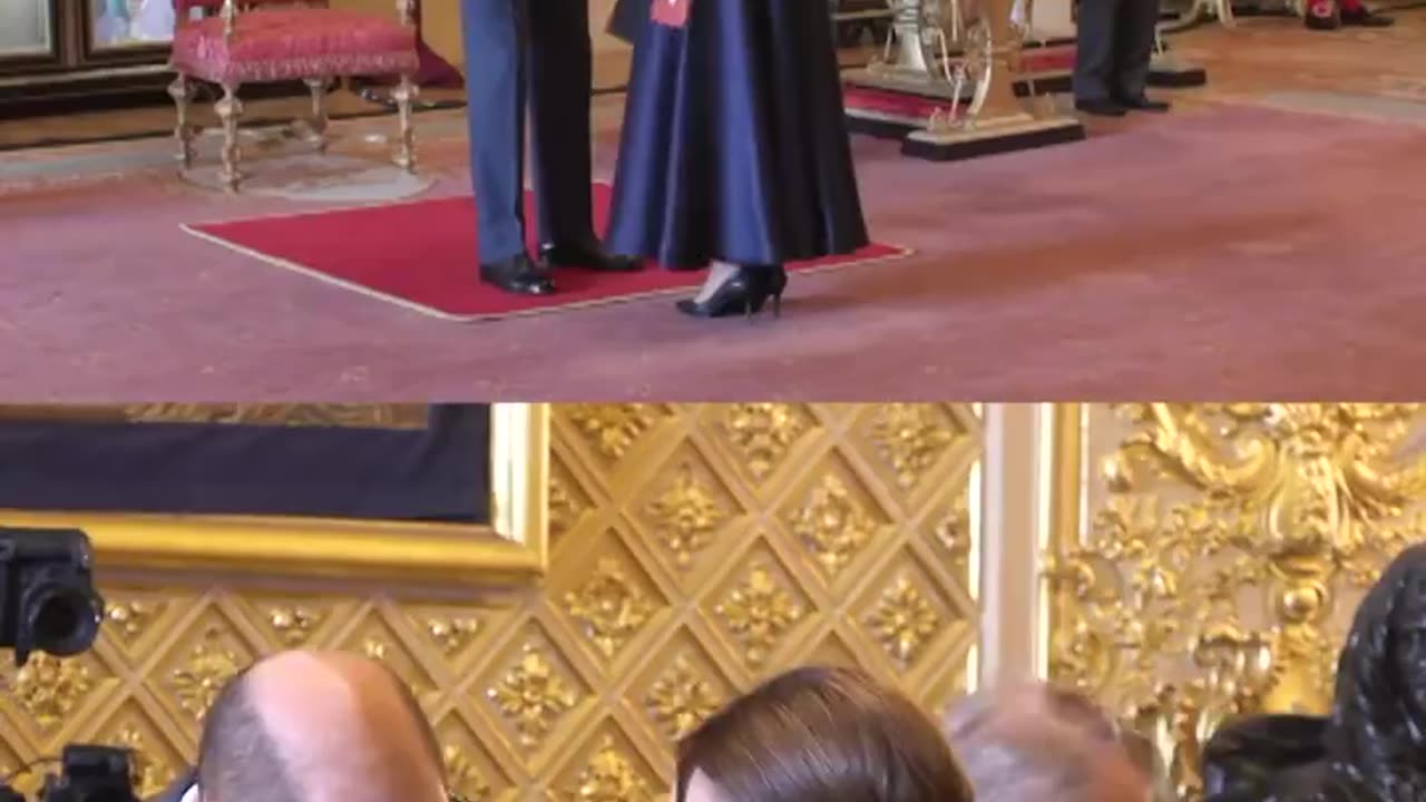 Genocidal Horse face Former NZ Prime Minister Jacinda Ardern gets honored by Prince William..