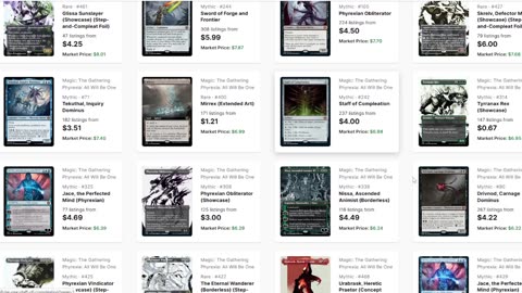 Old mtg sets gaining value from 2023