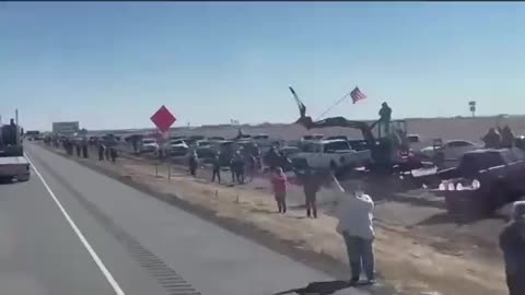 USA Freedom Convoy in Texas 🇺🇸🚚