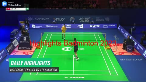 Chou Tien Chen and Lee Cheuk Yiu fight for their first title of the year