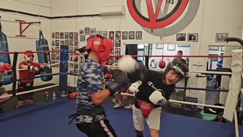 Joey sparring Tommy 2. 9/3/24