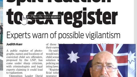 Split reaction to sex register