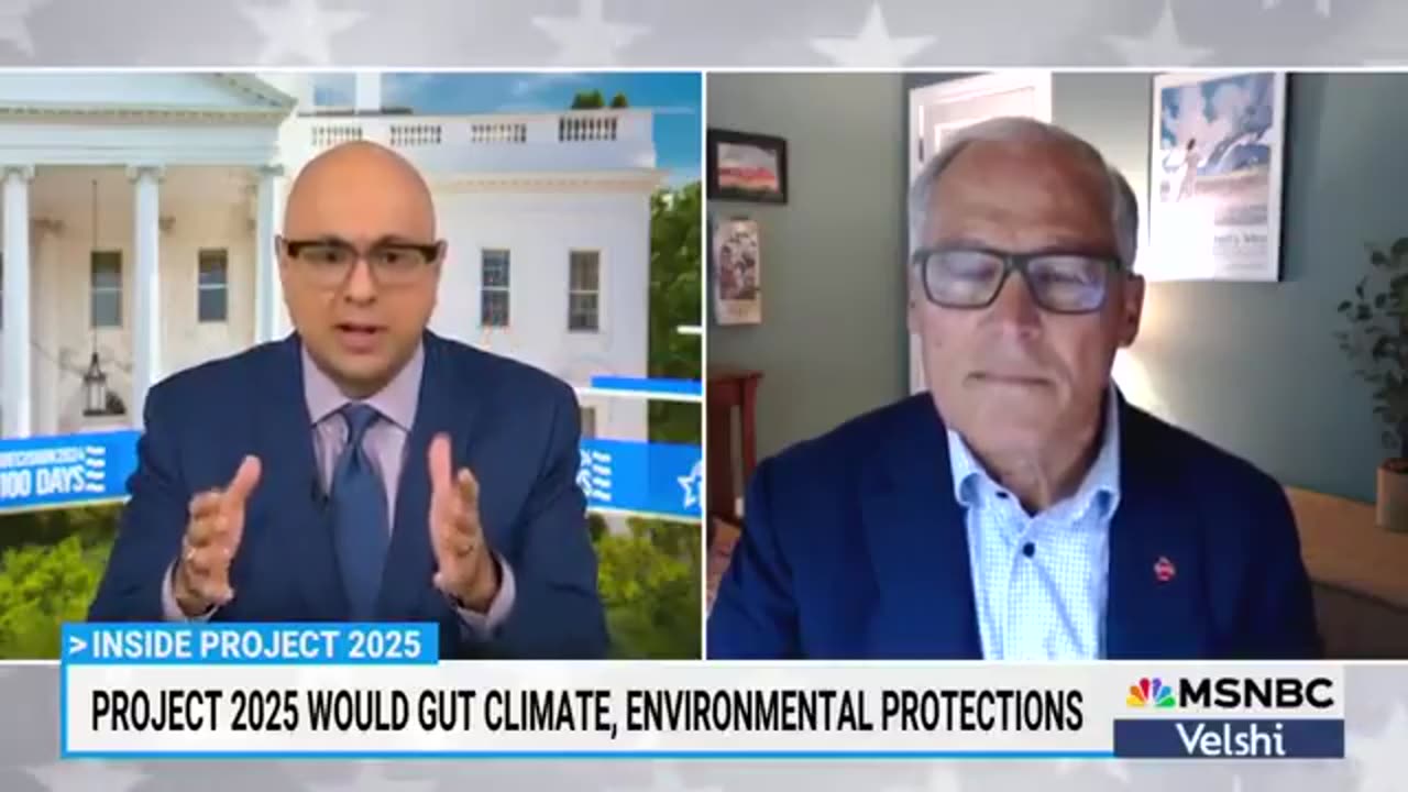 Gov. Jay Inslee: "My state's on fire today because of climate change."