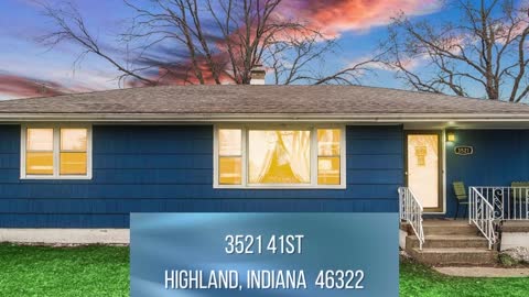 Higland Indiana Home for Sale