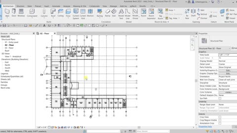 REVIT STRUCTURE 2022 LESSON 4 - CREATING GRIDS