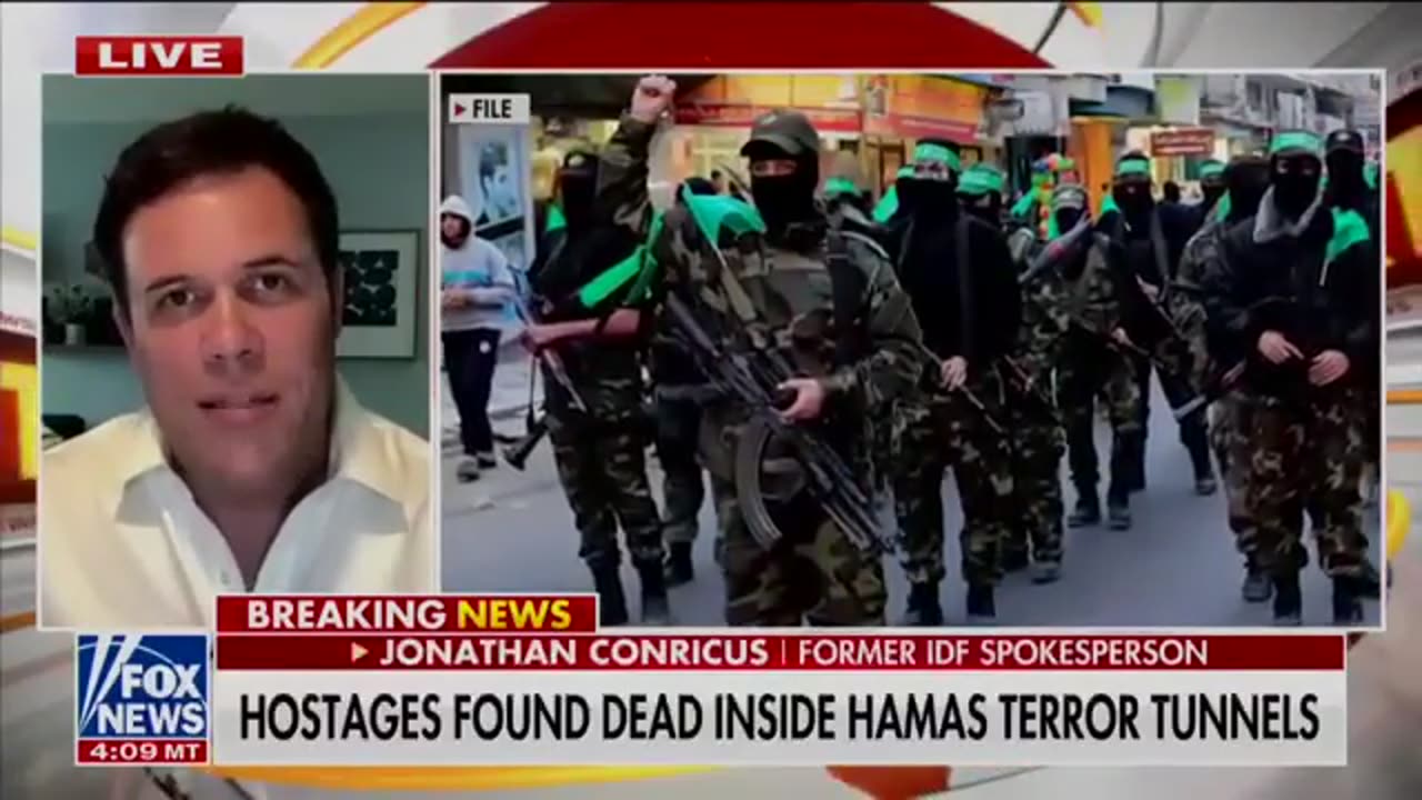 Jonathan Conricus on the IDF recovering the bodies of six hostages executed by H