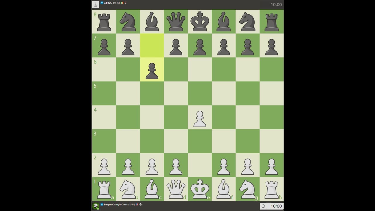 Typical 1500 elo chess.com 10 minute rapid devolving into a poor Panov attack that somehow works