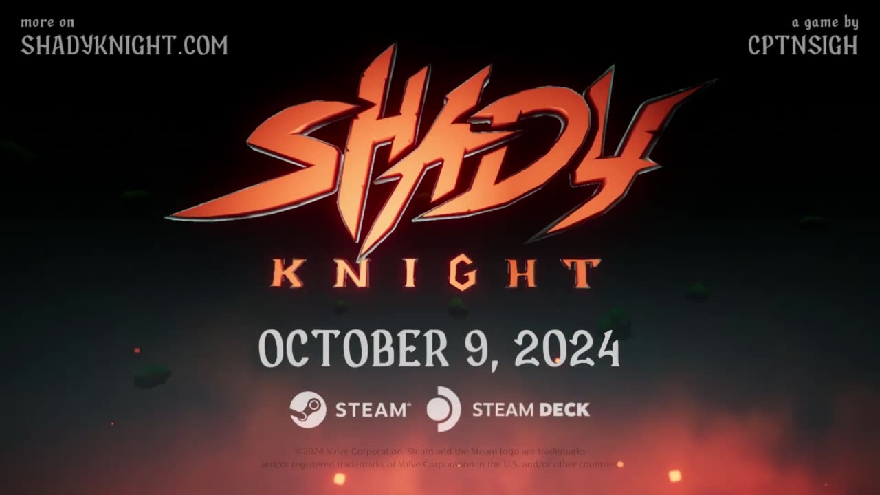 Shady Knight - Official Release Date Trailer coming 10 Oct,2024